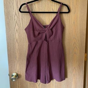Wild Fable Knot Front Romper